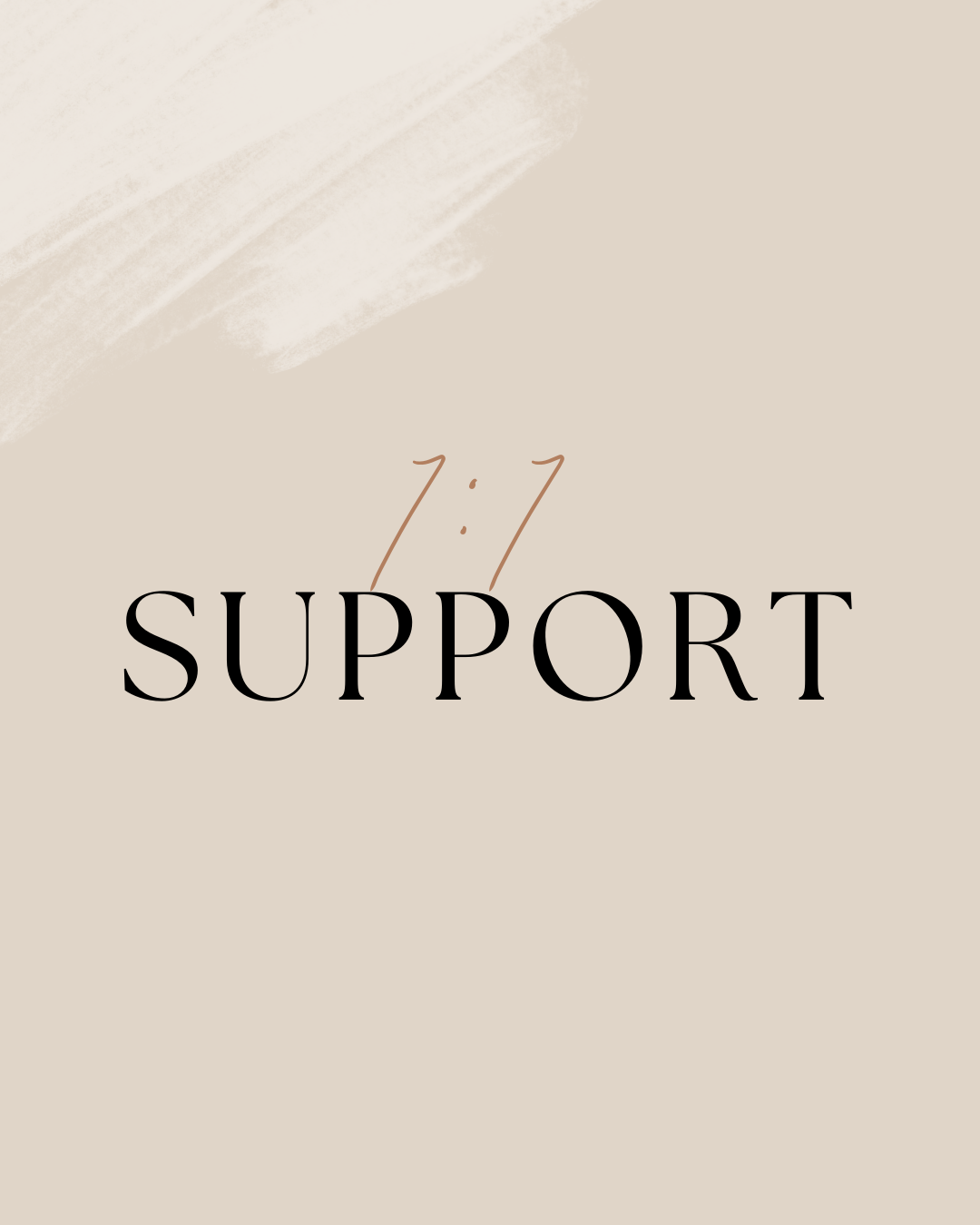 1:1 Support