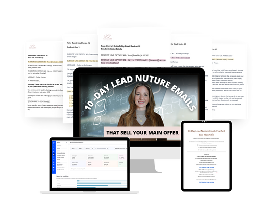 10-Day Lead Nurture Emails That Sell Your Main Offer